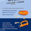 Pack exclusif : longe 10 mètres + collier Athéna