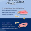 Pack exclusif : longe 10 mètres + collier Athéna
