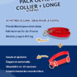 Pack exclusif : longe 10 mètres + collier Athéna