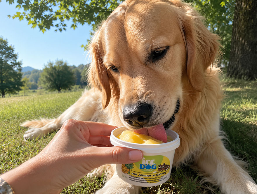 Glace-pour-chien-Ice-Dog-Ananas-&-ginseng
