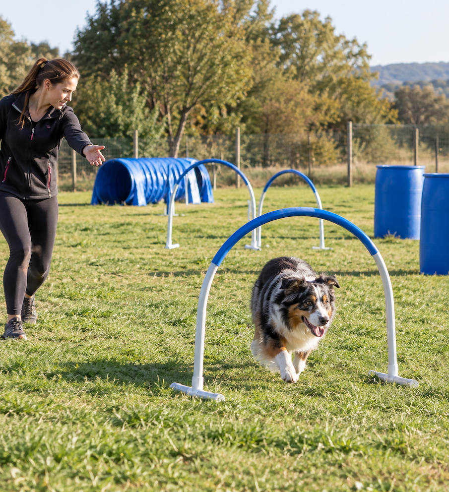 Entraînement d’agilité au grand air
